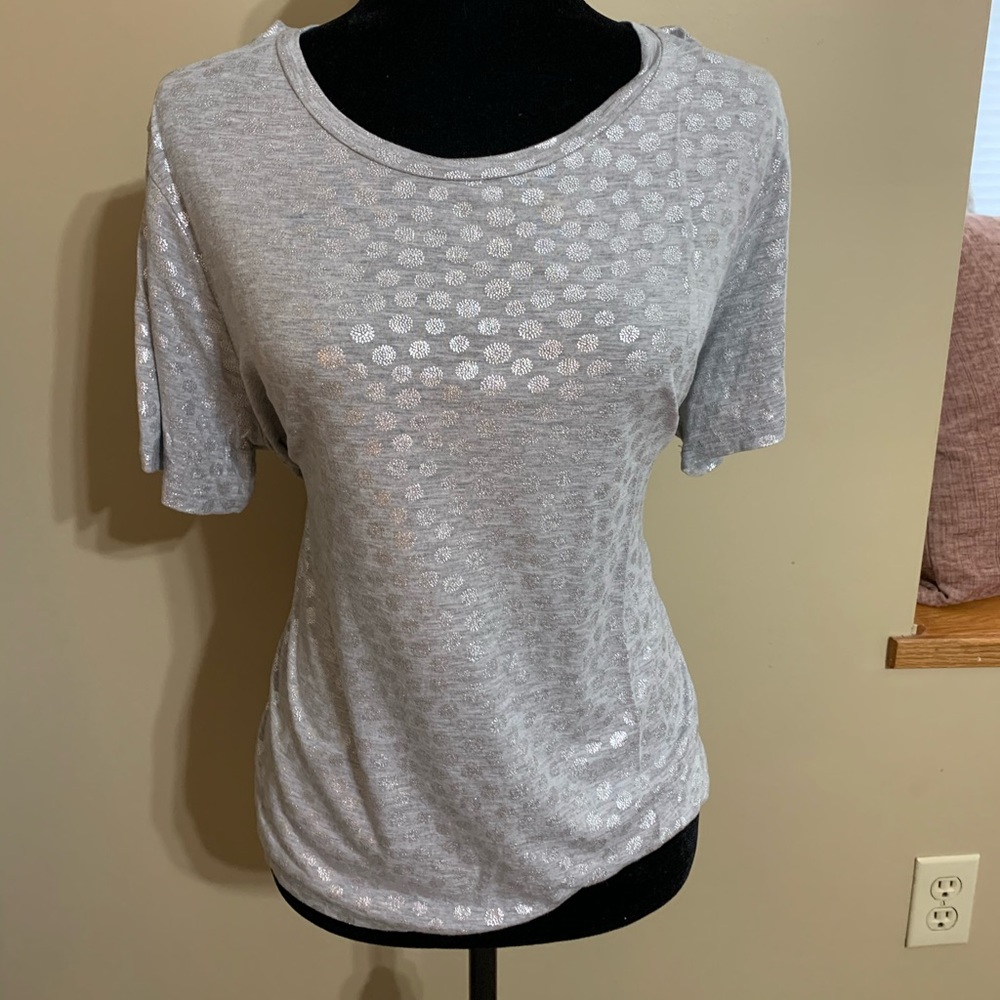H&M sparkly polka dotted tee
